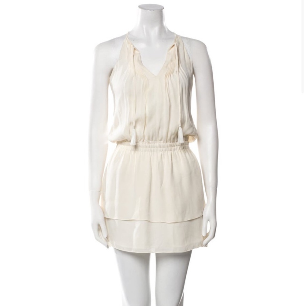 Joie Silk Popover Mini Dress